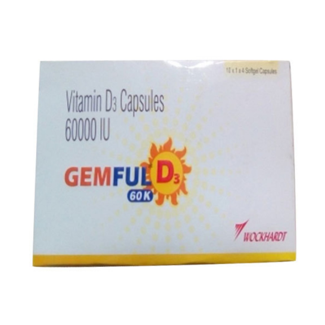 Gemful D3 60k Capsule